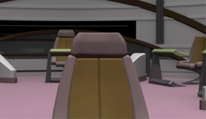 線画設定,レイアウト用のモデリング